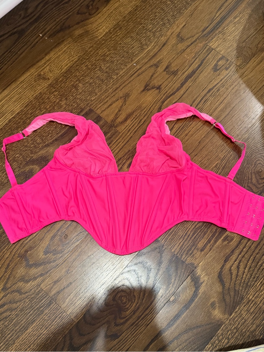 Urban Outfitters Hot Pink Corset Top